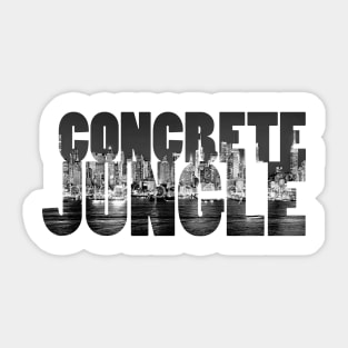 Concrete Jungle Sticker